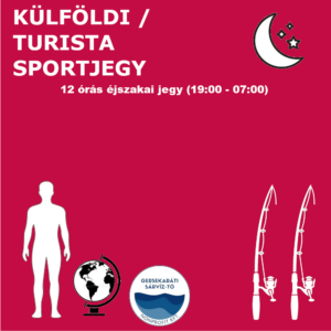 KÜLFÖLDI/TURISTA SPORTJEGY - 12 órás éjszakai jegy