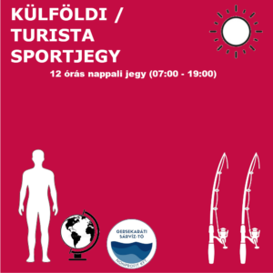 KÜLFÖLDI/TURISTA SPORTJEGY - 12 órás nappali jegy