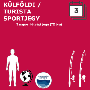 KÜLFÖLDI/TURISTA SPORTJEGY - 3 napos hétvégi jegy