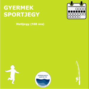 GYERMEK SPORTJEGY - Hetijegy
