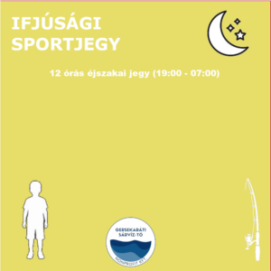 IFJÚSÁGI SPORTJEGY - 12 órás éjszakai jegy