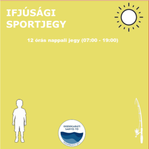 IFJÚSÁGI SPORTJEGY - 12 órás nappali jegy